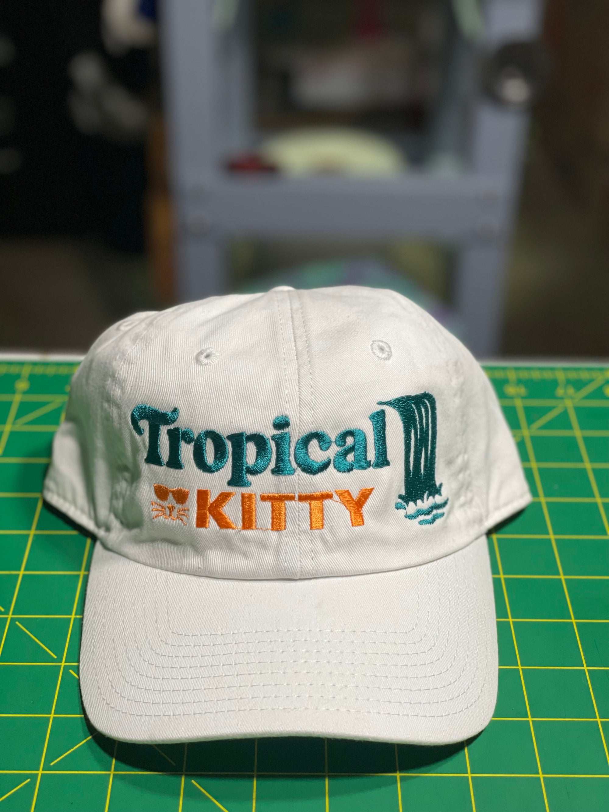 Tropical Kitty Strapback