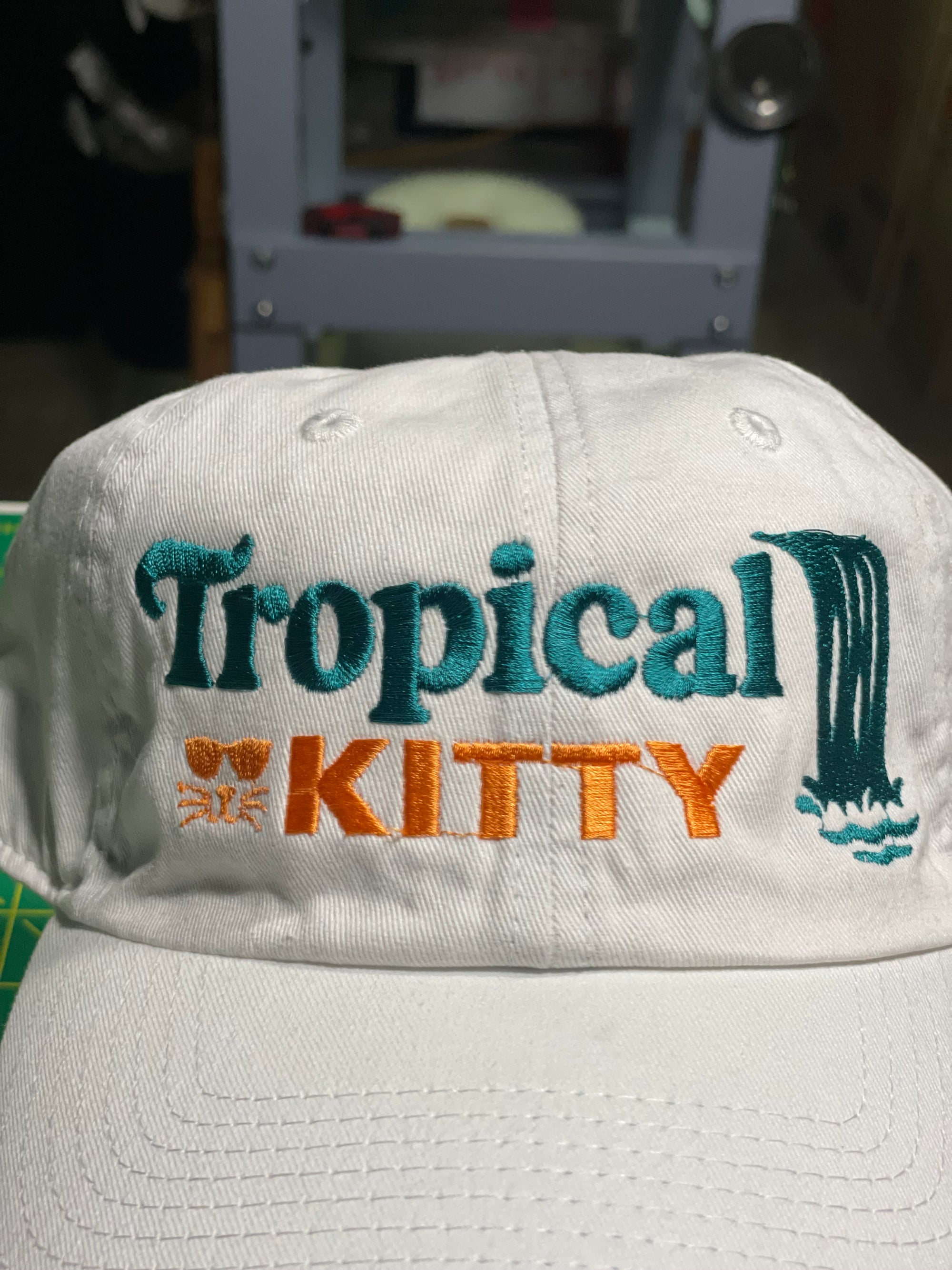 Tropical Kitty Strapback