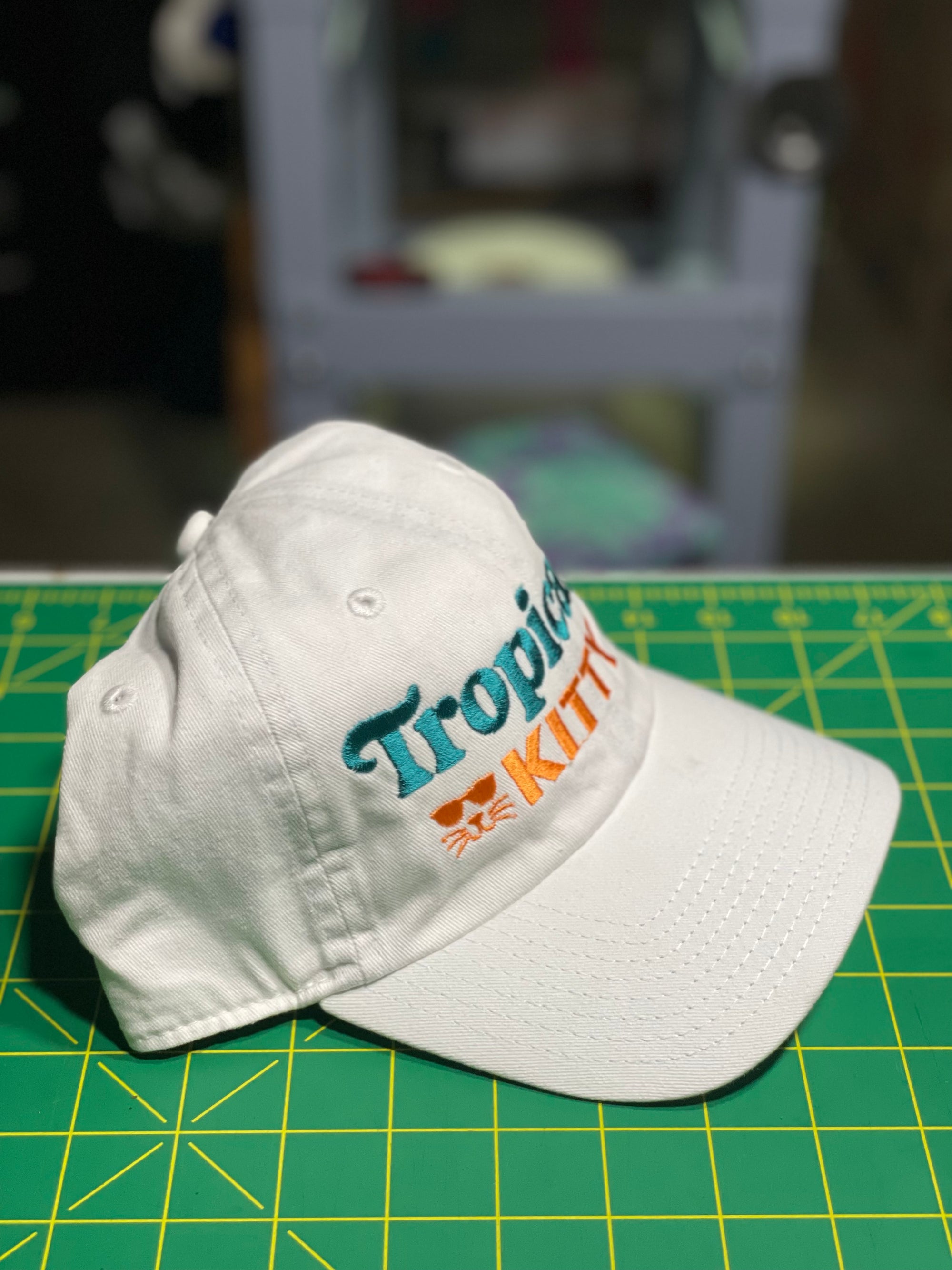 Tropical Kitty Strapback