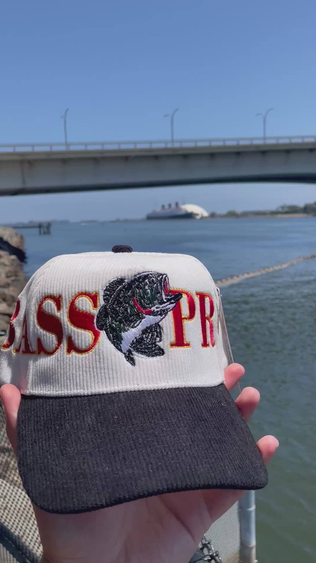 Vintage Corduroy BP Big Fish Snapback